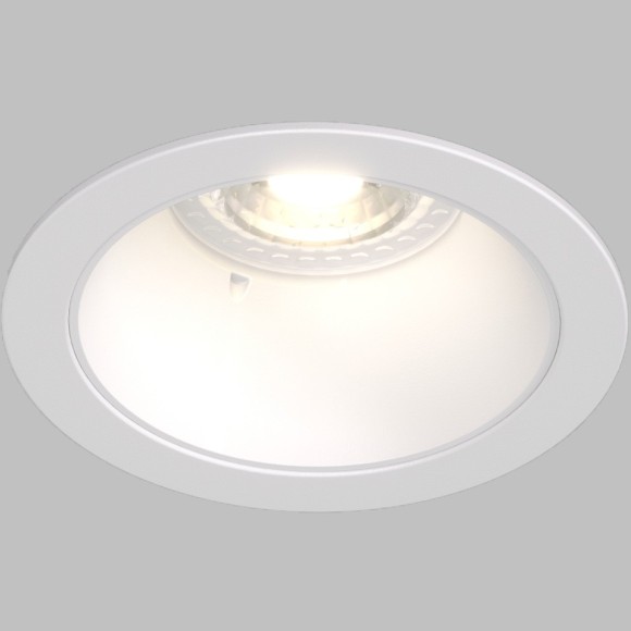 DK2026-WH Встраиваемый светильник IP20 макс 50Вт GU10 белый алюминий DK2026-WH Встраиваемый светильник IP20 макс 50Вт GU10 белый алюминий