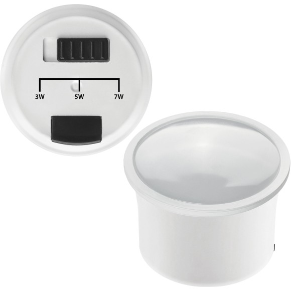 Светодиодный модуль 40x50мм с переключением мощности 3-5-7Вт, макс яркость 560Лм, 120°, 3000К, CRI80 Lightstar 941202