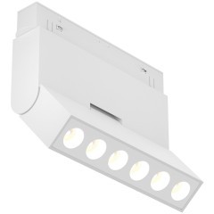 TR033-2-6W4K-W Трековый магнитный светодиодный светильник Maytoni Exility CRI90+ 4000К 520Лм 36° 6Вт
