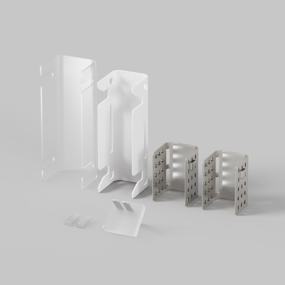 Двусторонний коннектор питания для гибкого неона Maytoni 17x12 мм 432011