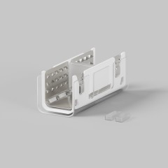 Maytoni 432011 LNM-1217-WLCN Двусторонний герметичный IP67 прямой коннектор питания для соединения двух гибких неонов сечения 17x12 мм без пайки, подходит только для одноцветного неона