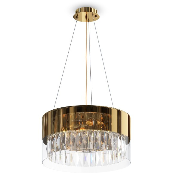 Подвесная люстра хрустальная Wonderland MOD313PL-04G Подвесная люстра хрустальная Wonderland MOD313PL-04G