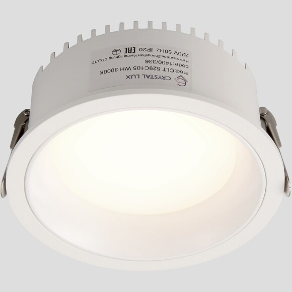 Светильник встраиваемый Crystal Lux CLT 529C105 WH 3000K 1400/336