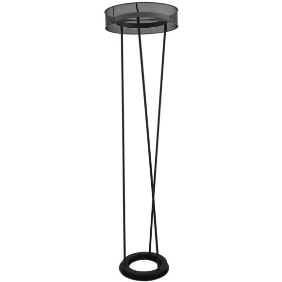 8370/30FL Торшер с металлическим черным плафоном и ступенчатой сменой цветности 3000;4000;6000K LED 30Вт 1510Лм CRI80 220V LUMION ALVA