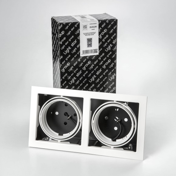 Встраиваемый светильник Lightstar 214120 Cardano под лампы 2xAR111 100W