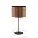 39394 SAGANTO SAGANTO 1 Настольная лампа с 1 лампой E27, 60Вт, скандинавский стиль, коричневый пластик, механический выключатель