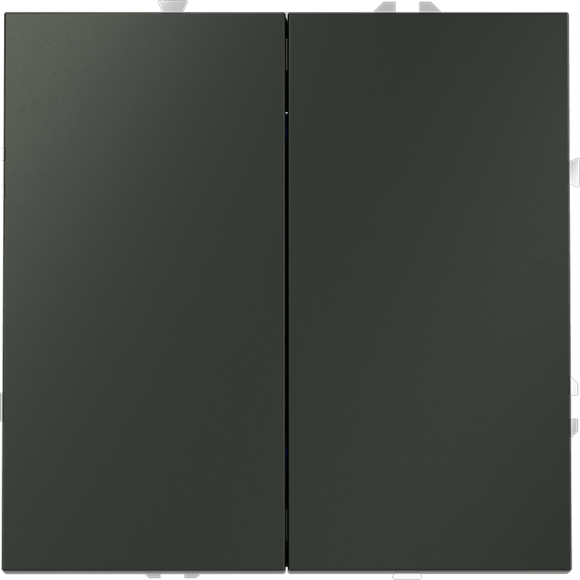 VLS020606 Выключатель с самовозвратом (звонковый) двухклавишный встраиваемый титанового цвета 10А (2200 Ватт) VOLTUM S70 (титан) VLS020606 Выключатель с самовозвратом (звонковый) двухклавишный встраиваемый титанового цвета 10А (2200 Ватт) VOLTUM S70 (титан)