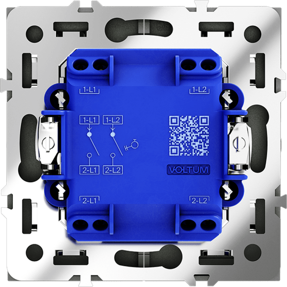 VLS020606 Выключатель с самовозвратом (звонковый) двухклавишный встраиваемый титанового цвета 10А (2200 Ватт) VOLTUM S70 (титан) VLS020606 Выключатель с самовозвратом (звонковый) двухклавишный встраиваемый титанового цвета 10А (2200 Ватт) VOLTUM S70 (титан)