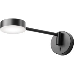 Прикроватный светодиодный светильник Lightstar Loft 765667 черный, поворотный, LED 5Вт 3000К CRI80 450Лм 120°, с выключателем