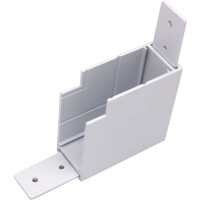 Lightstar Teta 505136-ALU Соединитель белый вертикальный, для перехода с потолка на стену, для накладных треков (шинопроводов) серии Teta