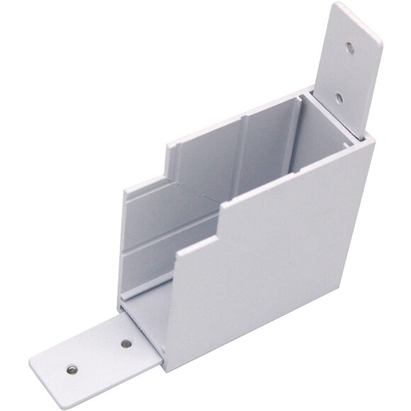 Lightstar Teta 505136-ALU Соединитель белый вертикальный, для перехода с потолка на стену, для накладных треков (шинопроводов) серии Teta