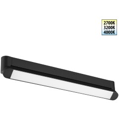 Novotech ITER 359800 Черный накладной линейный светильник длиной 46см, с поворотными плафоном и CCT переключением цветовой температуры LED 24Вт 2032Лм 110° CRI≥90 2700-3200-4000К IP20 220V Novotech ITER 359800 Черный накладной линейный светильник длиной 46см, с поворотными плафоном и CCT переключением цветовой температуры LED 24Вт 2032Лм 110° CRI≥90 2700-3200-4000К IP20 220V