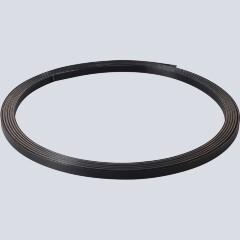 Crystal Lux CLT 0.117 01 L1000 BL 1407/037 Гибкий черный шинопровод, цена за 1 метр, минимальная кратность продажи 10 метров, 18x5мм, трековая серия TRACE 48V