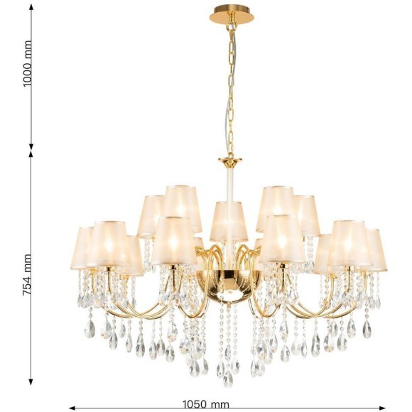 Подвесная люстра Cutie 2868-15P