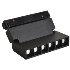 CLT 0.33 002 6W BL T4000K Трековый магнитный светодиодный светильник Crystallux Space 48V CRI90+ 4000К 560Лм 120° 6W