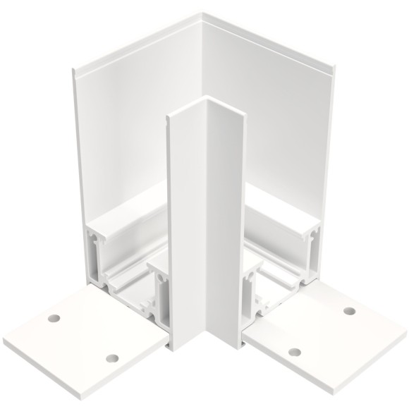 Угловой коннектор для накладных шинопроводов Maytoni Gravity TRA004CL-21W