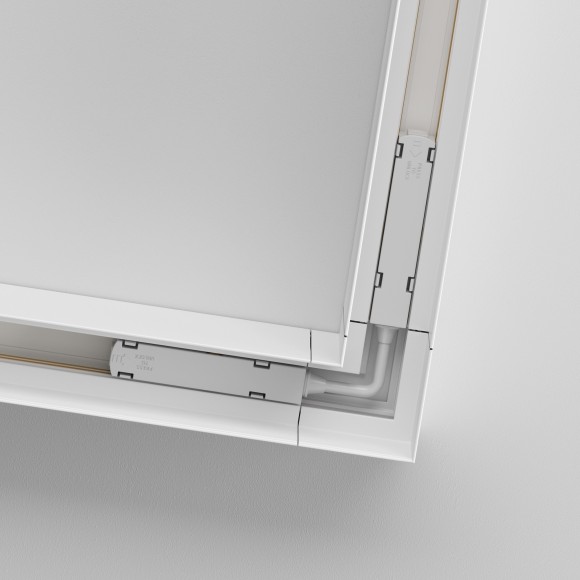 Угловой коннектор для накладных шинопроводов Maytoni Gravity TRA004CL-21W