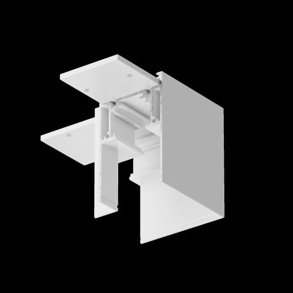 Угловой коннектор для накладных шинопроводов Maytoni Gravity TRA004CL-21W