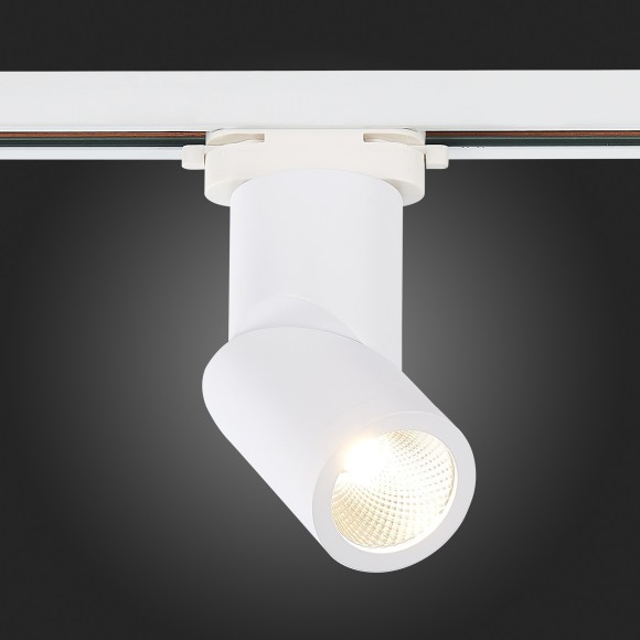 ST650.546.10 Однофазный двужильный светодиодный трековый светильник ST Luce 4000К 800Лм CRI90+ 38° 10Вт