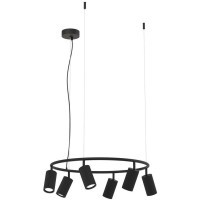 4635-6P, подвесная люстра, D600xH230/1500, 6xGU10x35W, excluded