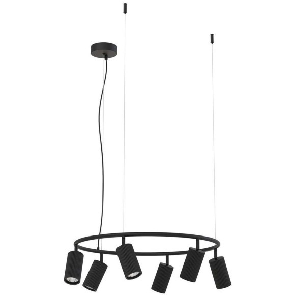 4635-6P, подвесная люстра, D600xH230/1500, 6xGU10x35W, excluded