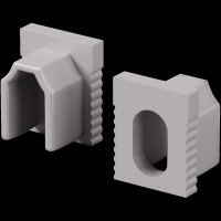 Комплект заглушек (для профиля 08×09) 10 шт., 642069