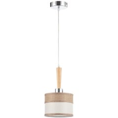 Подвесной светильник с 1 плафоном Freya FR5329-PL-01-CH HELEN под лампу 1xE27 40W