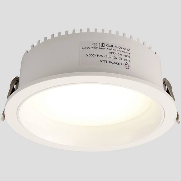 Светильник встраиваемый Crystal Lux CLT 529C135 WH 4000K 1400/339