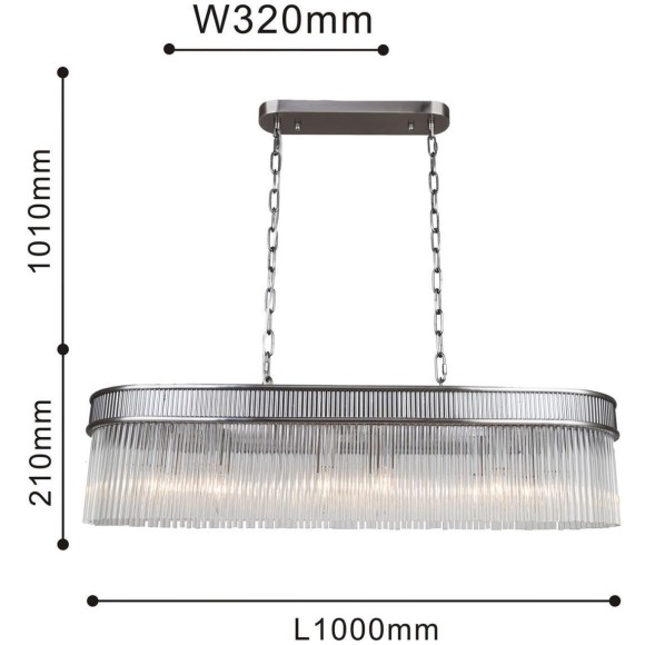Подвесная люстра Turris 4201-12P