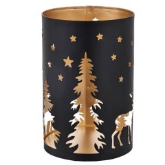 422061 Подсвечник LUGAIT,100х150х100мм, сталь, черный, золотой 422061 Подсвечник LUGAIT,100х150х100мм, сталь, черный, золотой