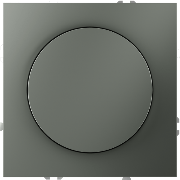 VLS070306 Диммер (светорегулятор) поворотно-нажимной 600 Ватт, титанового цвета VOLTUM S70 (титан)