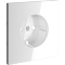 VLS000601 Накладка для розетки с заземлением белого глянцевого цвета VOLTUM S70 (белый глянцевый)