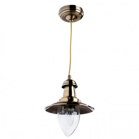 Подвесной светильник с 1 плафоном Arte Lamp A5518SP-1AB FISHERMAN под лампу 1xE27 60W