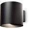 Бра настенное Maytoni Rond C066WL-01B лампа G9 макс. 5Вт черный матовый алюминий, светильник со светом вверх вниз (up&amp;down), современный минималистичный дизайн, без выключателя на корпусе