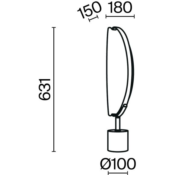 Настольный светильник Maytoni MOD281TL-L15BS3K Настольный светильник Maytoni MOD281TL-L15BS3K