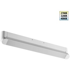 Novotech ITER 359802 Белый накладной линейный светильник длиной 46см, с поворотными плафоном и CCT переключением цветовой температуры LED 24Вт 2032Лм 110° CRI≥90 2700-3200-4000К IP20 220V Novotech ITER 359802 Белый накладной линейный светильник длиной 46см, с поворотными плафоном и CCT переключением цветовой температуры LED 24Вт 2032Лм 110° CRI≥90 2700-3200-4000К IP20 220V