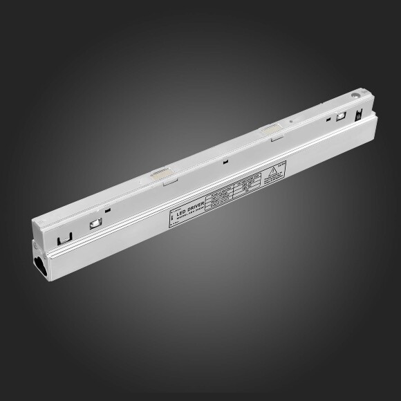 ST Luce ST011.058.300 Блок питания белый встраиваемый в трек (шинопровод) мощностью 300Вт, 220=>48V, 262x45x21мм, для трековой серии SKYLINE 48