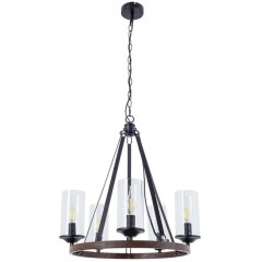Люстра подвесная Arte Lamp A7014SP-5BK DALIM под лампы 5xE14 60W