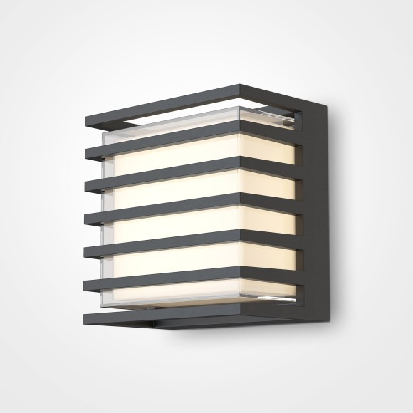 Уличный настенный светильник Maytoni O020WL-L10B4K Downing Street IP65 светодиодный LED 10W