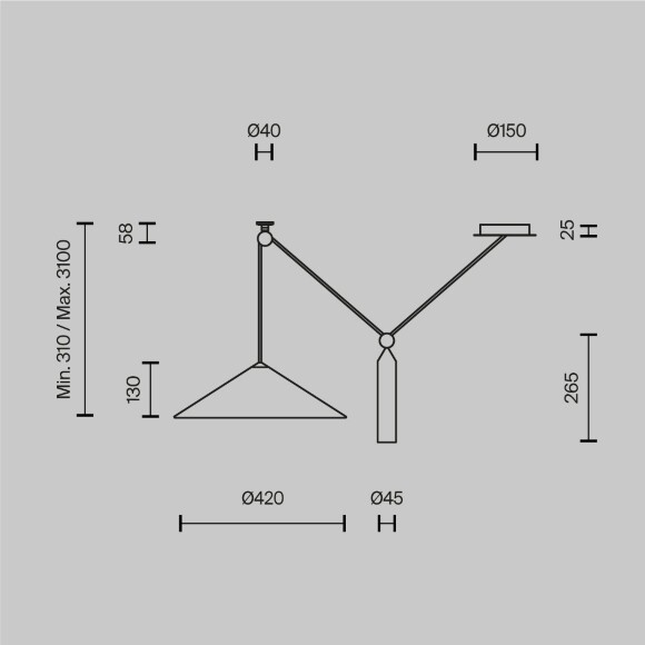 Подвесной светильник Maytoni P080PL-01B Подвесной светильник Maytoni P080PL-01B