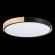 SLE201342-01 Светильник потолочный Черный, Светлое дерево/Белый LED 1*40W 3000K/4000K/6000K DELIA