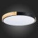 SLE201342-01 Светильник потолочный Черный, Светлое дерево/Белый LED 1*40W 3000K/4000K/6000K DELIA