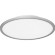 ST Luce TASSEN SLE1811-102-01 Светильник потолочный металлический накладной декоративный интерьерный, основание металл серебристый, плафон акрил матовый белый, диаметр 49см, LED 42Вт 4000K 3360Лм CRI80 120° IP20 220В