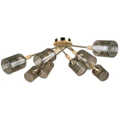 Потолочная люстра c 8 стеклянными плафонами Arte Lamp MARIA A4536PL-8AB цоколь Е27 Потолочная люстра c 8 стеклянными плафонами Arte Lamp MARIA A4536PL-8AB цоколь Е27