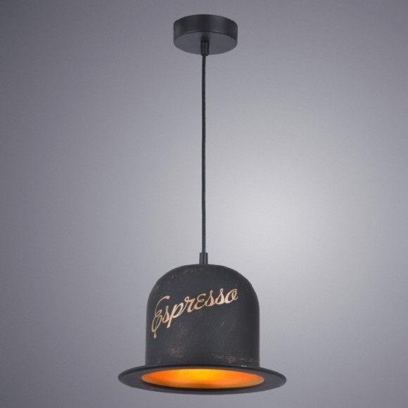 Подвесной светильник с 1 плафоном Arte Lamp A5064SP-1BN Caffe под лампу 1xE27 40W