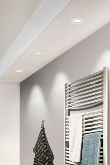 95817 Светодиодный встраиваемый светильник PINEDA, 1х4,9W(LED), ?78, IP44, пластик, белый 95817 Светодиодный встраиваемый светильник PINEDA, 1х4,9W(LED), ?78, IP44, пластик, белый