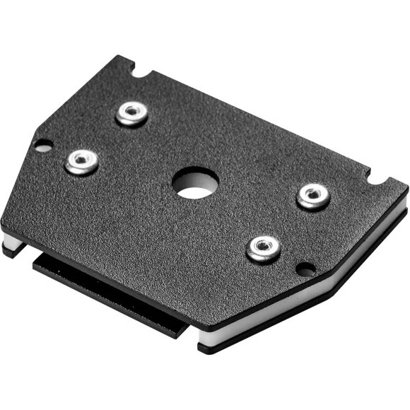 Заглушка черная концевая трековая (2шт + 4 винта) PRO для демпферных шинопроводов TETA PRO Lightstar 505147