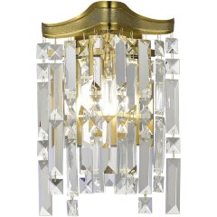 SL1659.301.01 Светильник настенный ST-Luce Латунь/Прозрачный E14 1*60W OFELIA