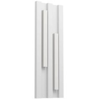 900119 Уличный настенный светильник FANDINA, LED 2X4,5W, 1000lm, IP55, L145, H415, A55, сталь с цинковым покрытием, белый/пластик, белый