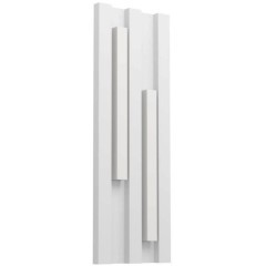 900119 Уличный настенный светильник FANDINA, LED 2X4,5W, 1000lm, IP55, L145, H415, A55, сталь с цинковым покрытием, белый/пластик, белый